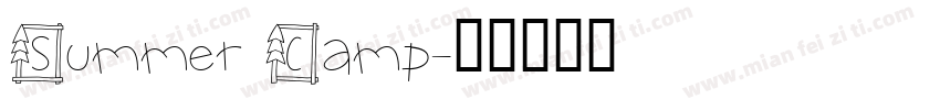 Summer Camp字体转换